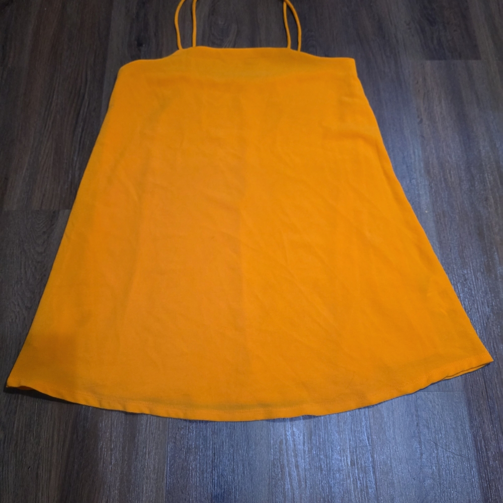 Zara Bold Orange Dress